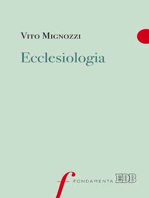 cover image of Ecclesiologia